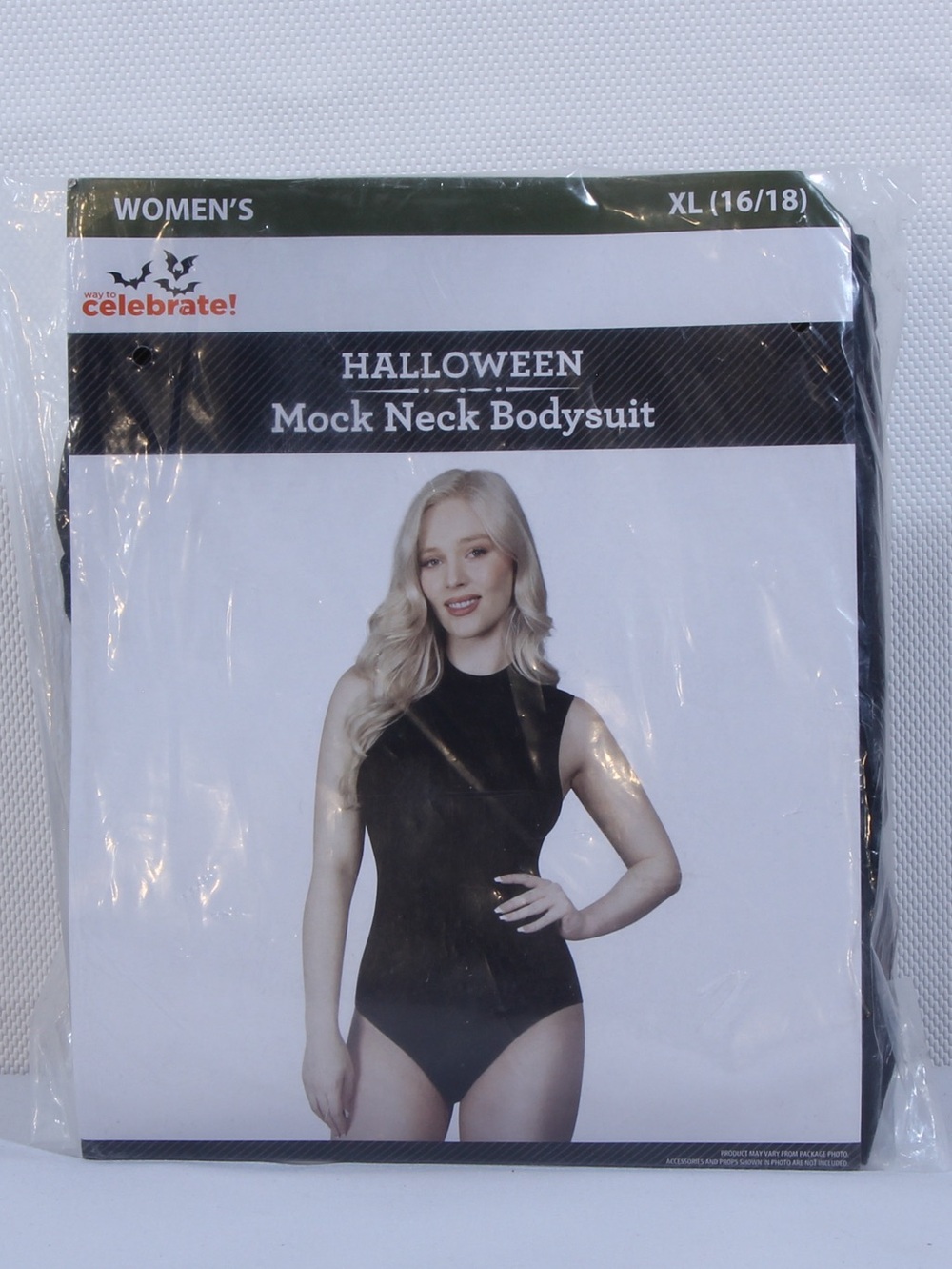 Ways to Celebrate! Women’s Black Mock Neck Bodysuit NWT